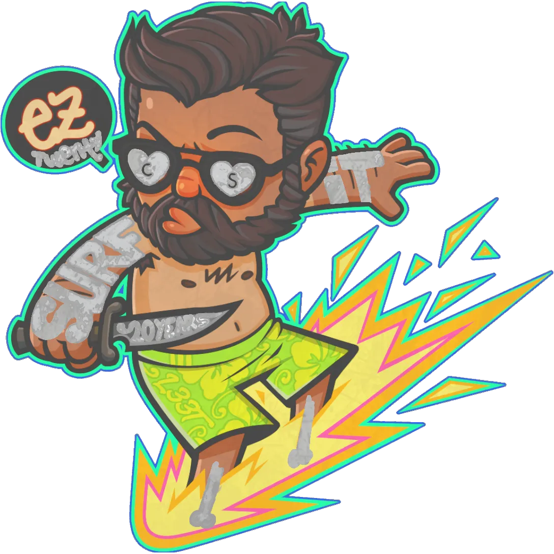 Sticker 100%