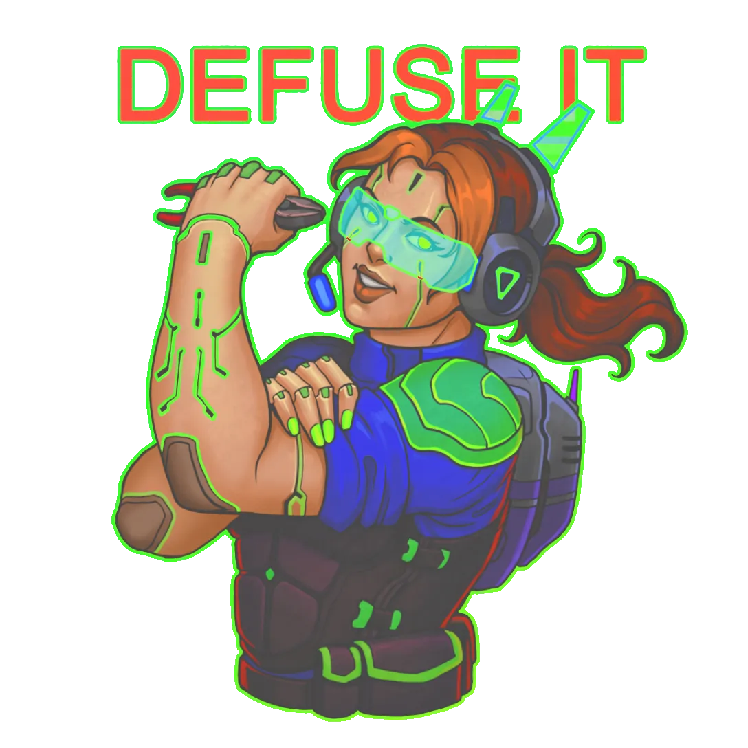 Sticker 100%