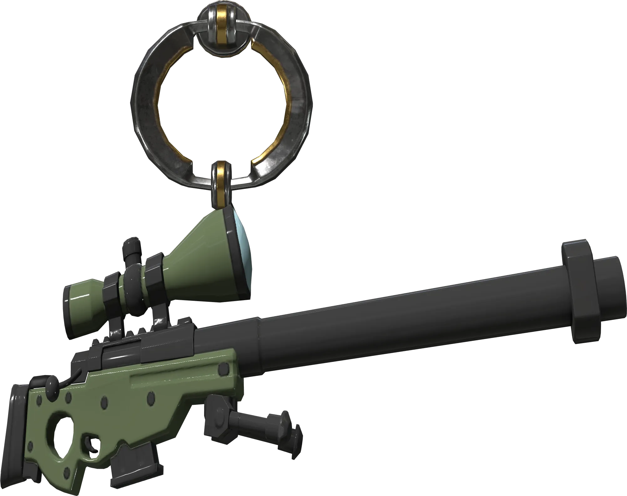 Pocket AWP CS2 charm pattern 1234