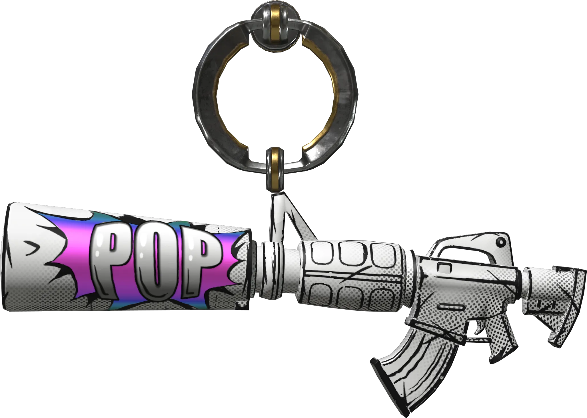 POP Art CS2 charm pattern 1234