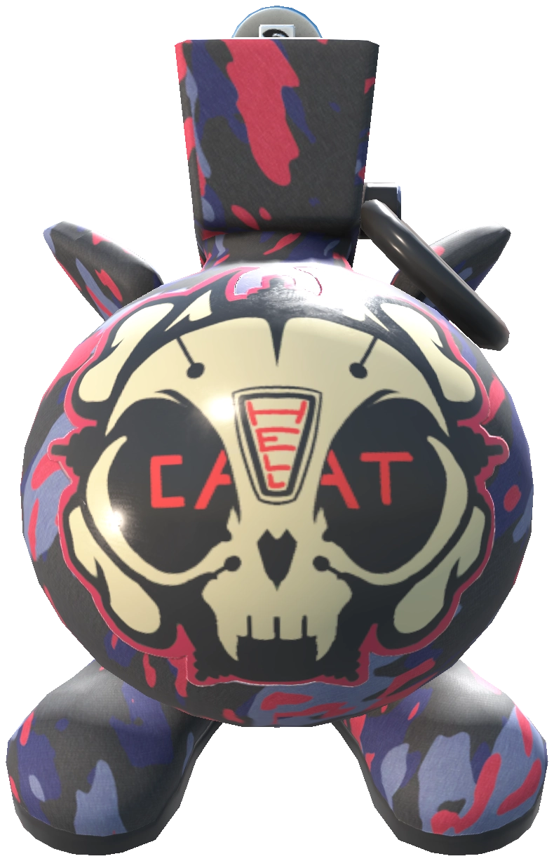 Splatter Cat CS2 charm pattern 1234