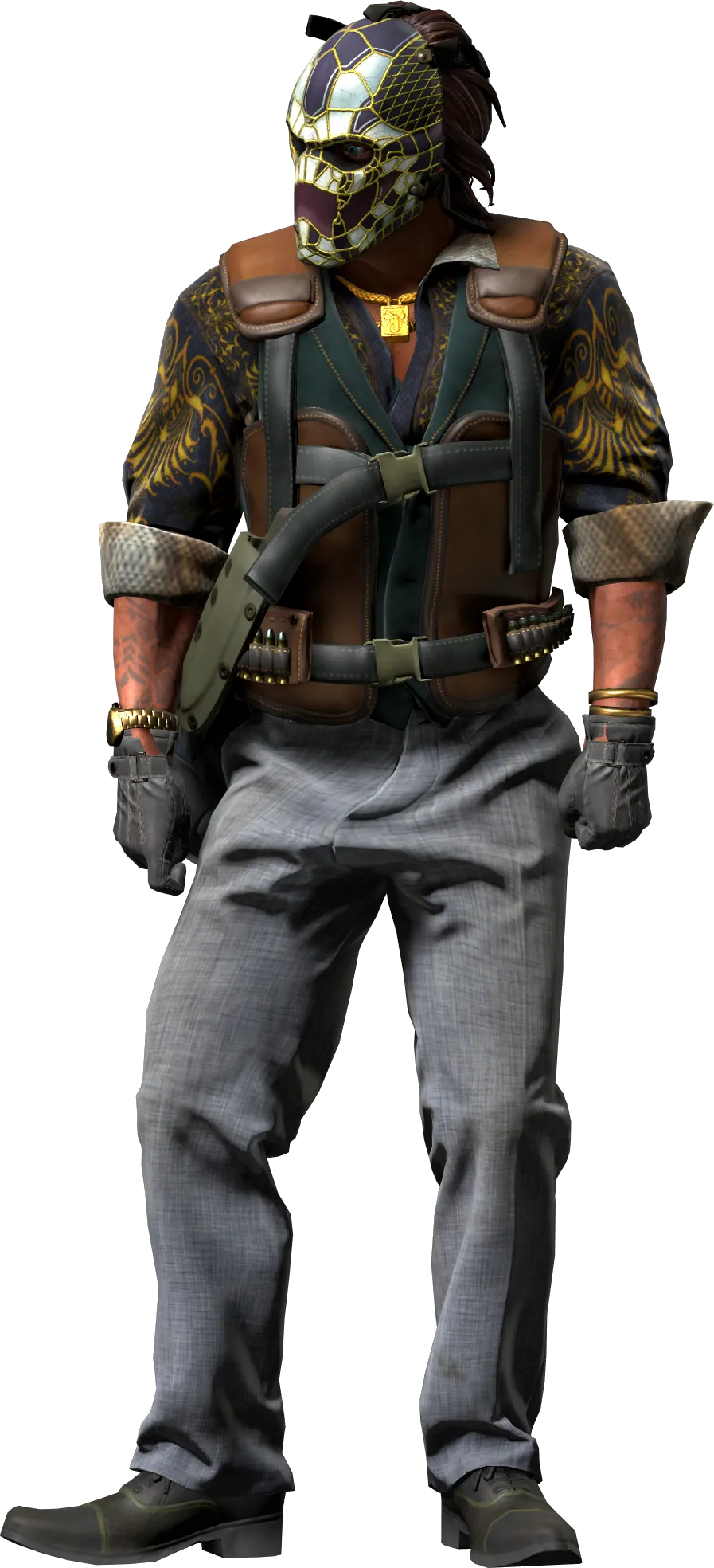 Agent front view