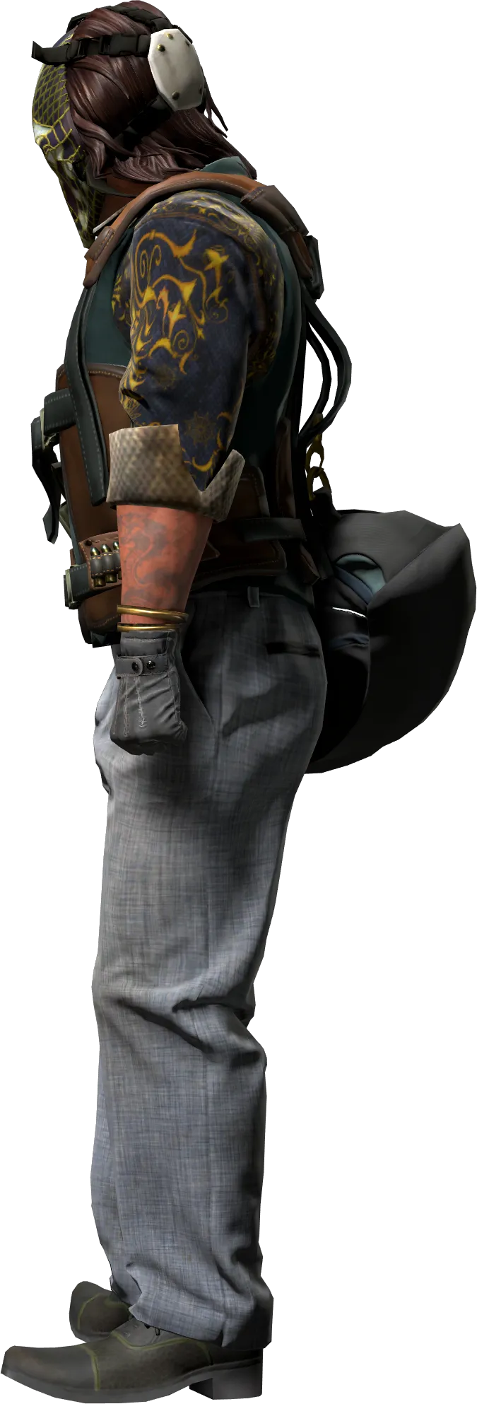 Agent left view