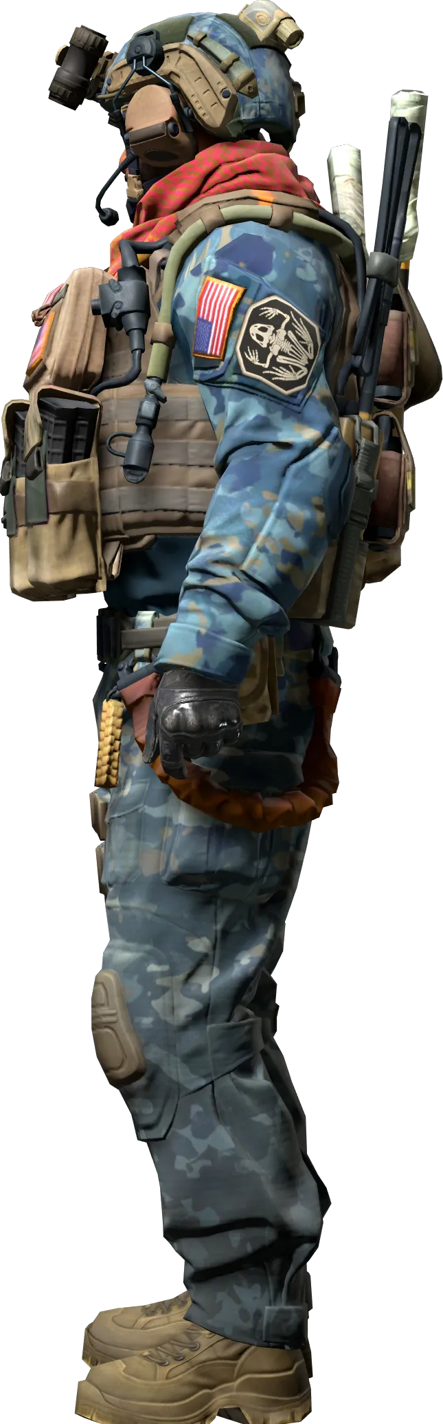 Agent left view