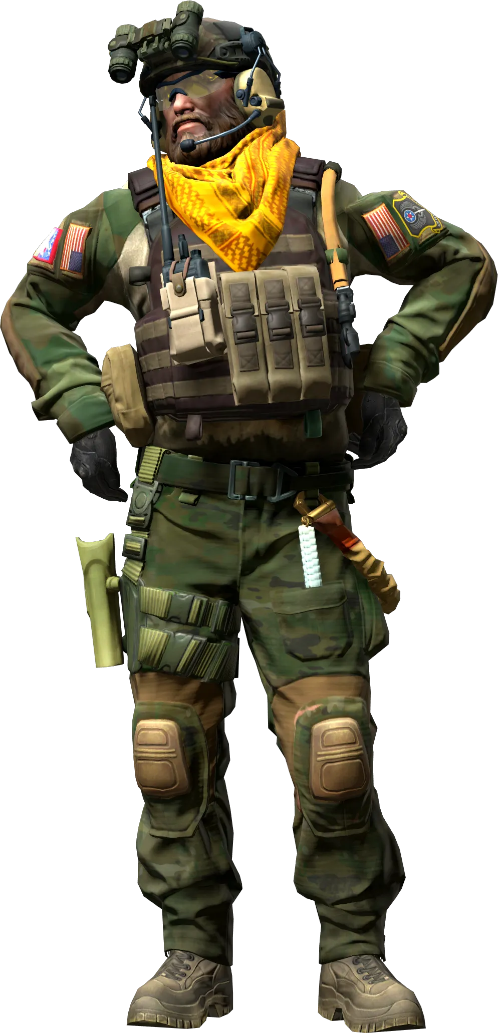 Agent front view