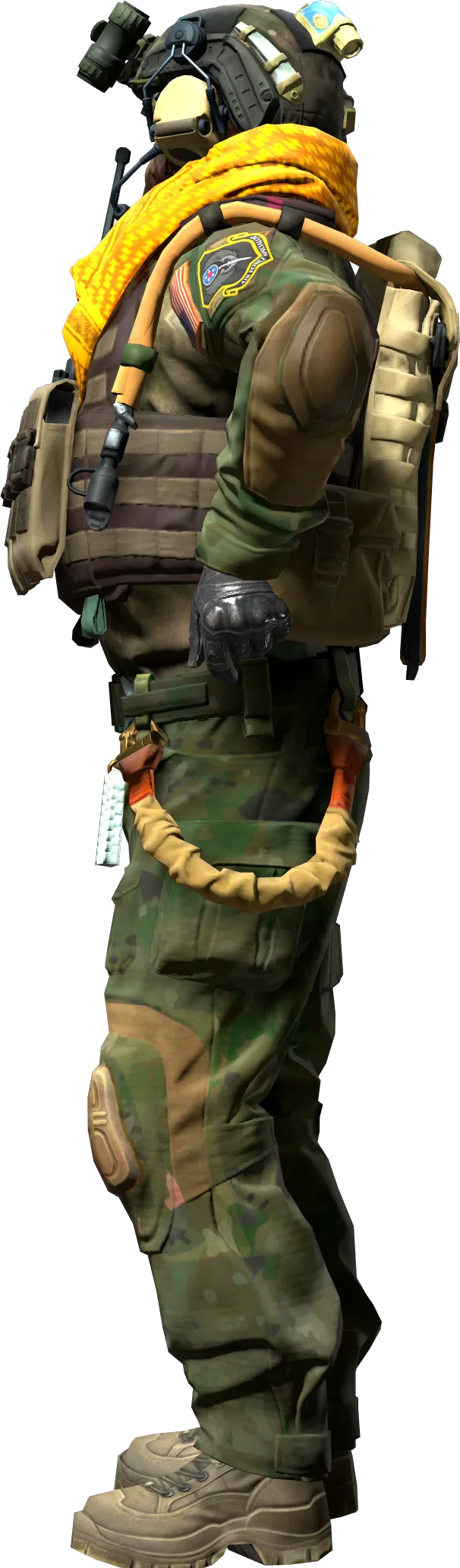 Agent left view