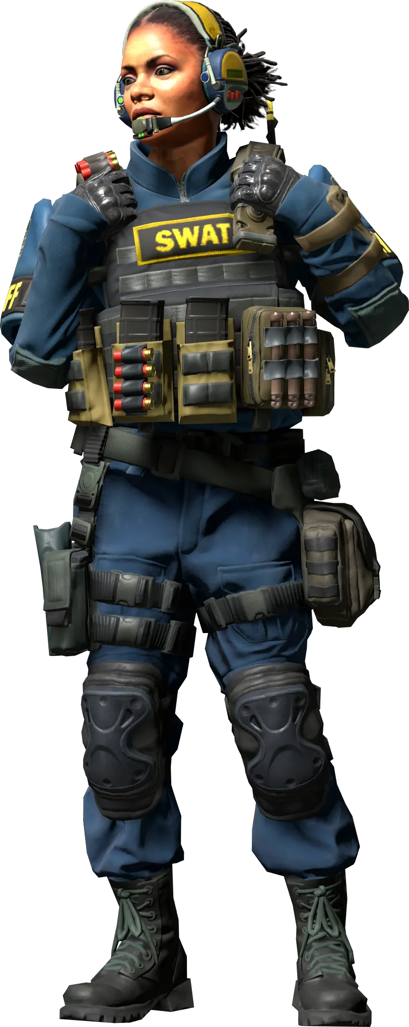 Agent front view