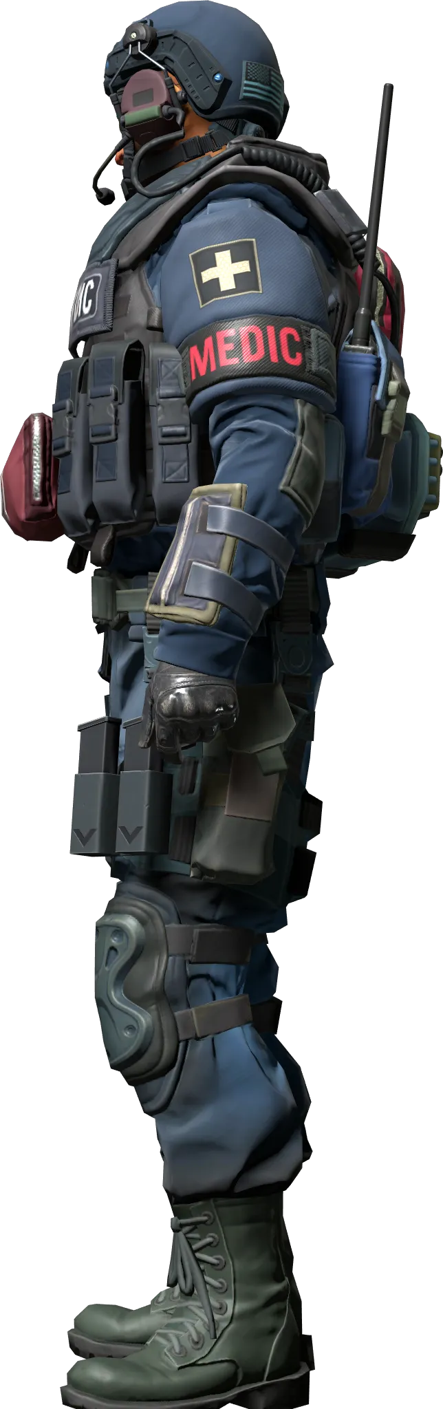 Agent left view