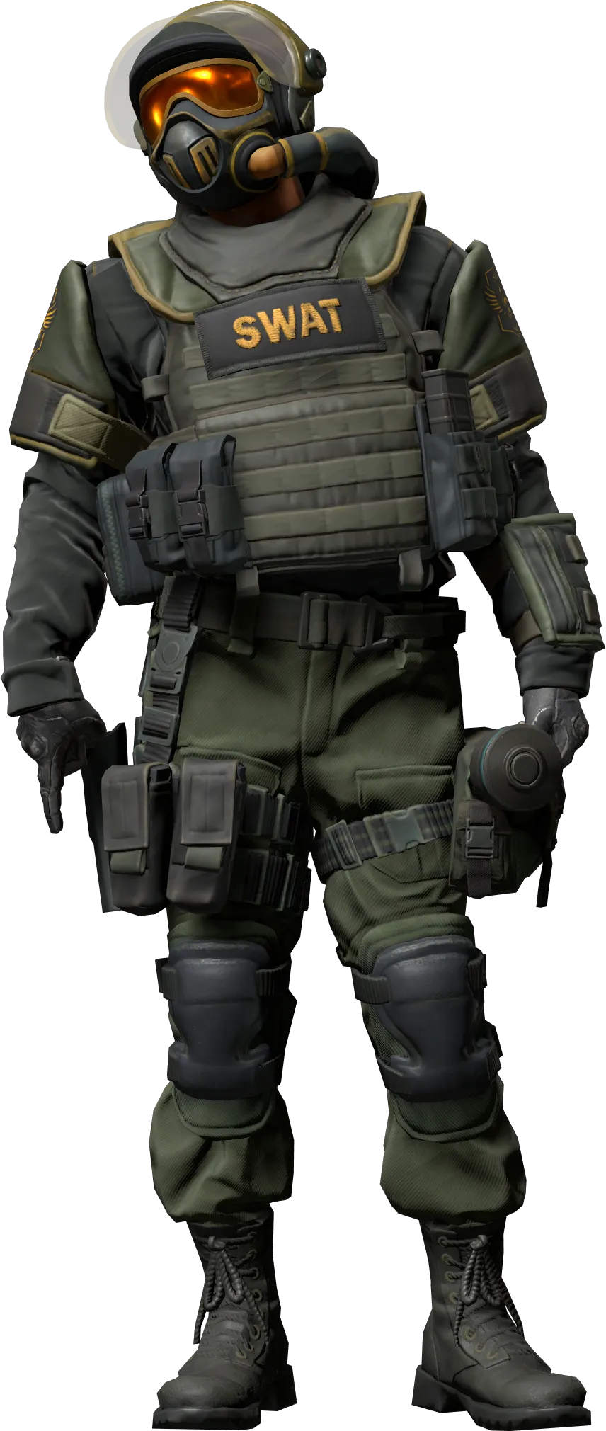 Agent front view