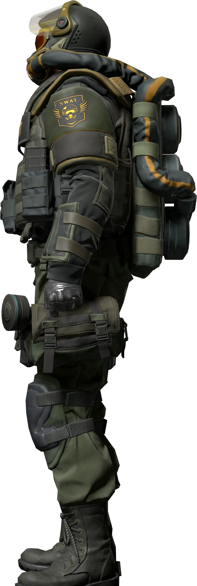 Agent left view