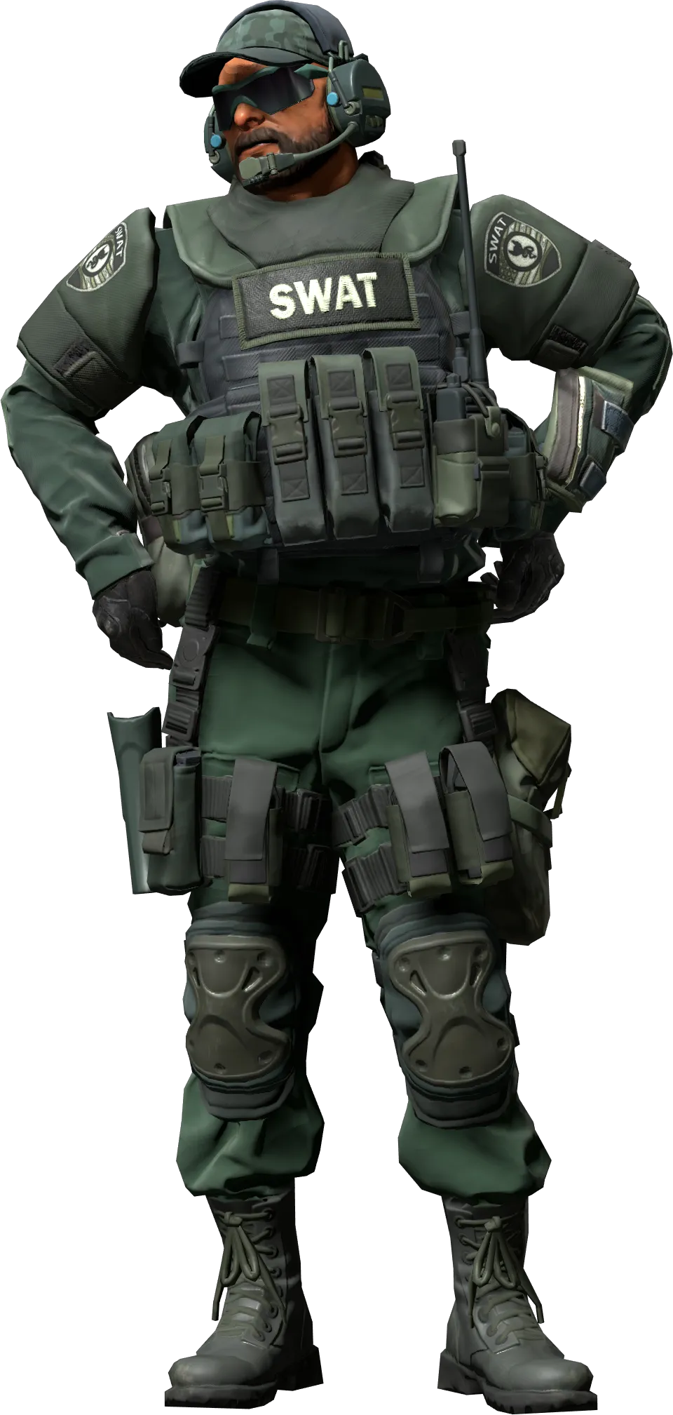 Agent front view