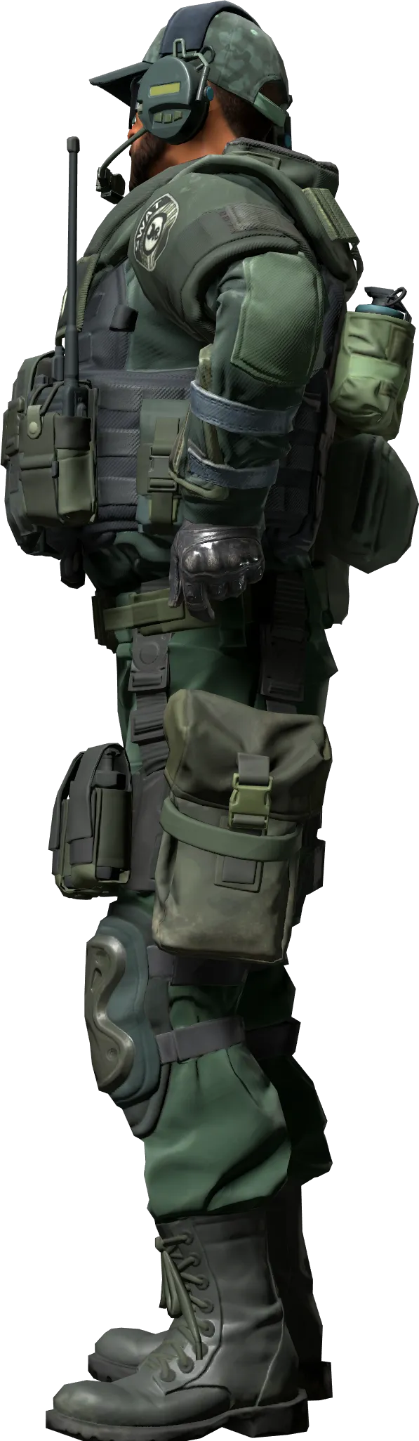 Agent left view
