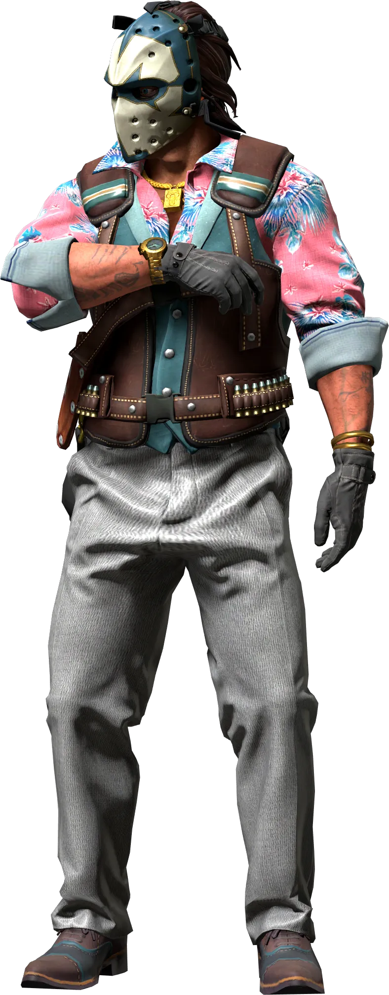 Agent front view
