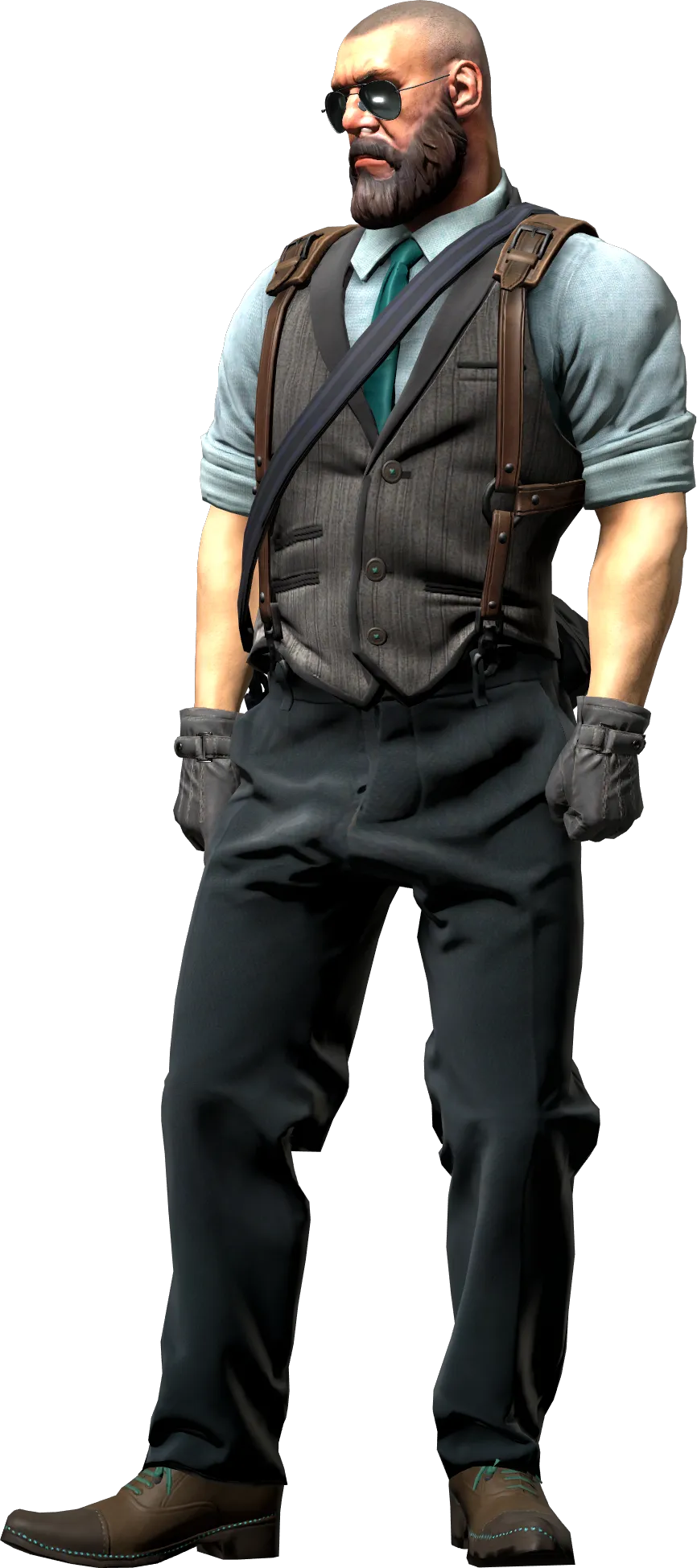 Agent front view