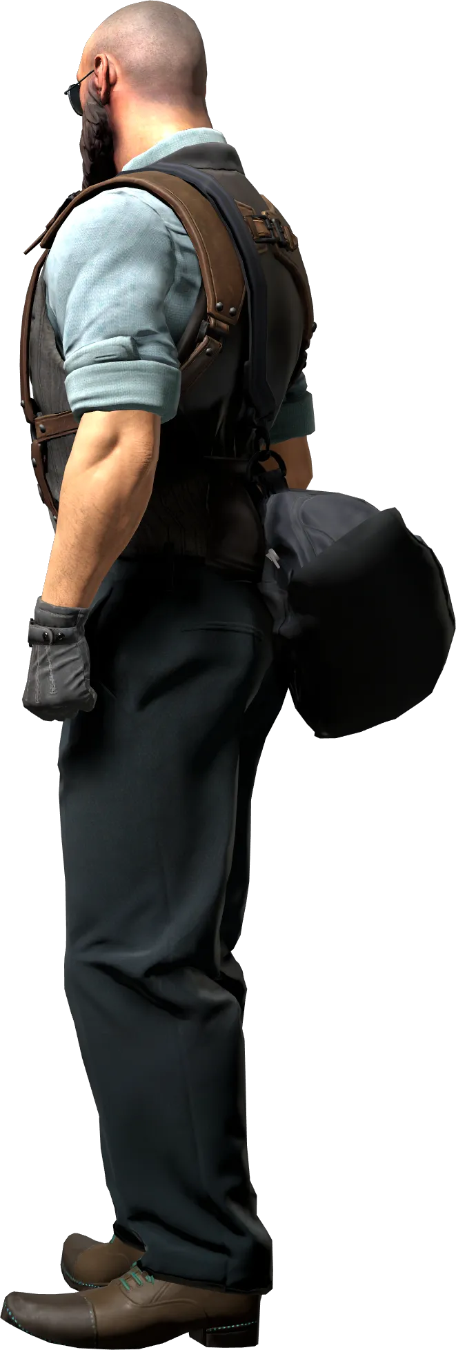 Agent left view