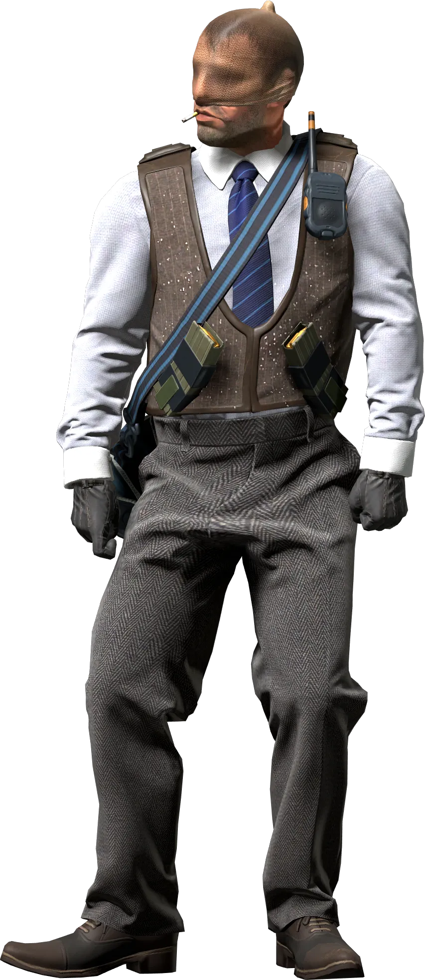 Agent front view