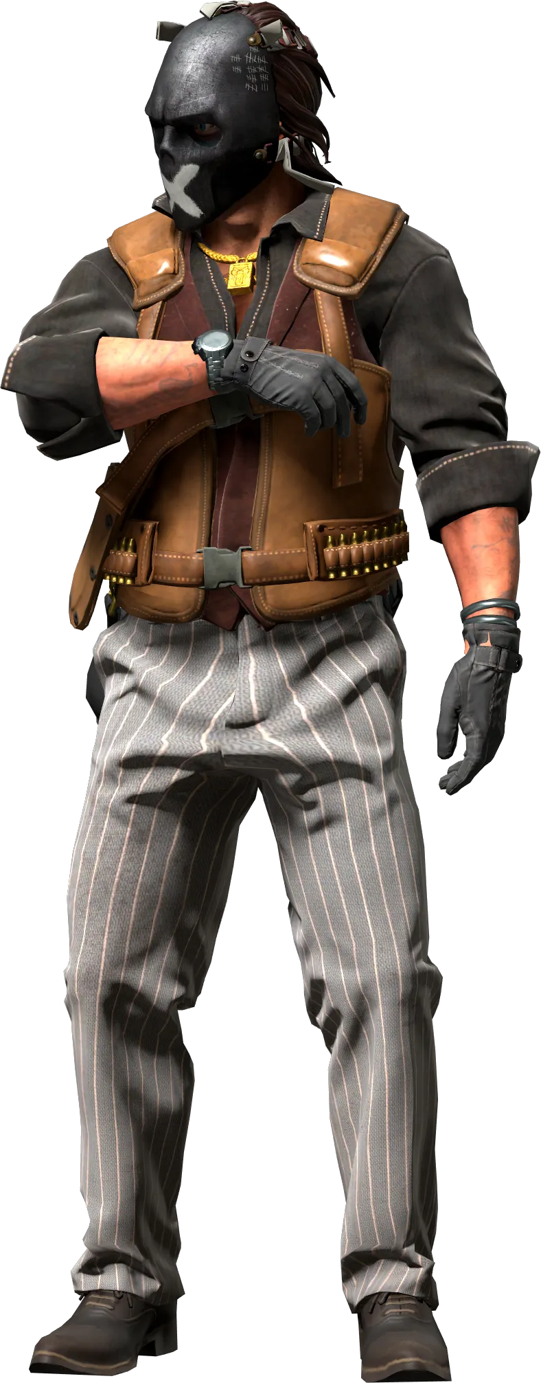 Agent front view