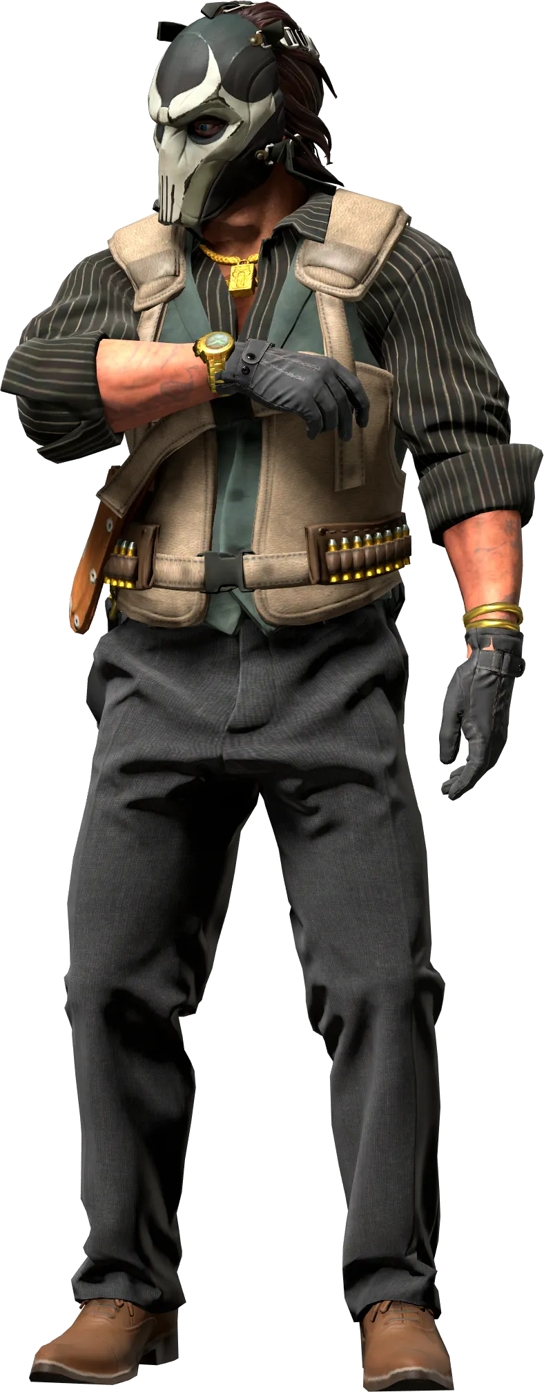 Agent front view