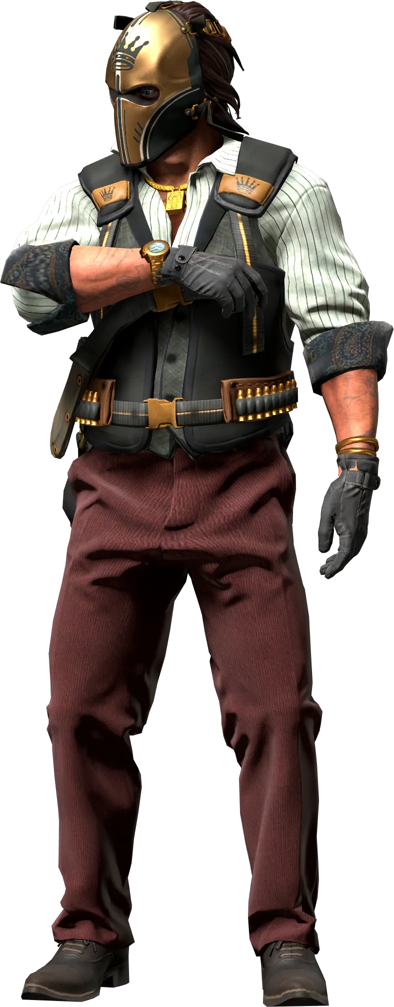 Agent front view