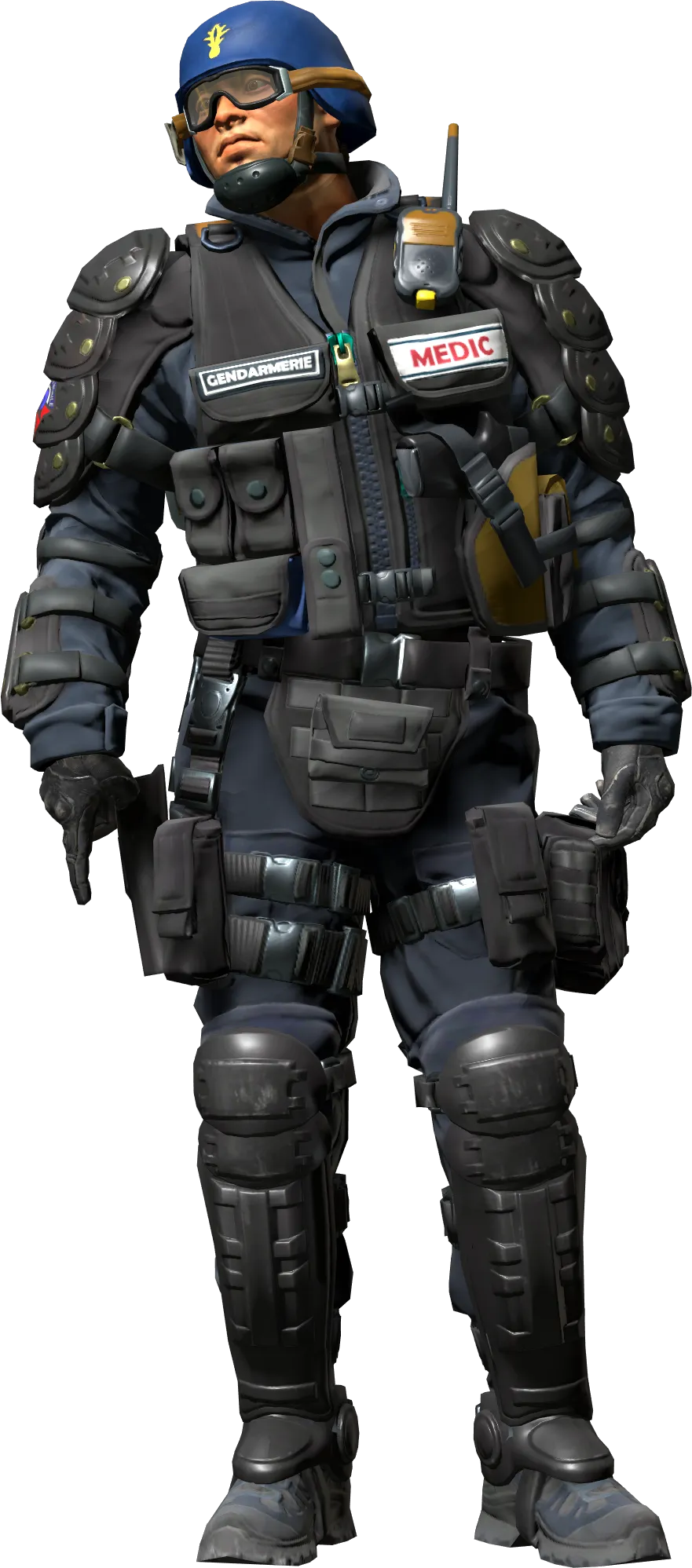 Agent front view