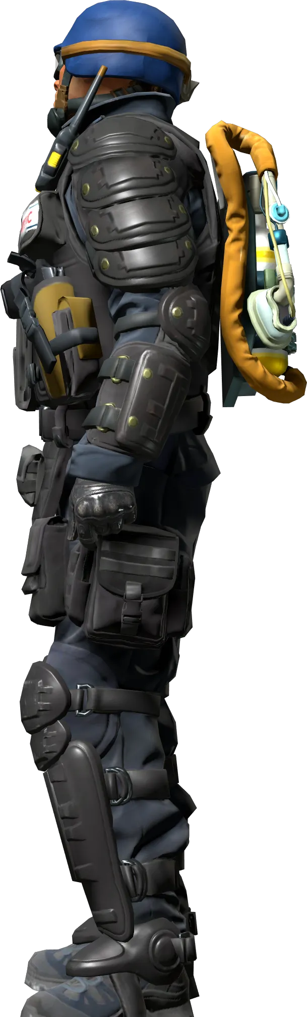 Agent left view