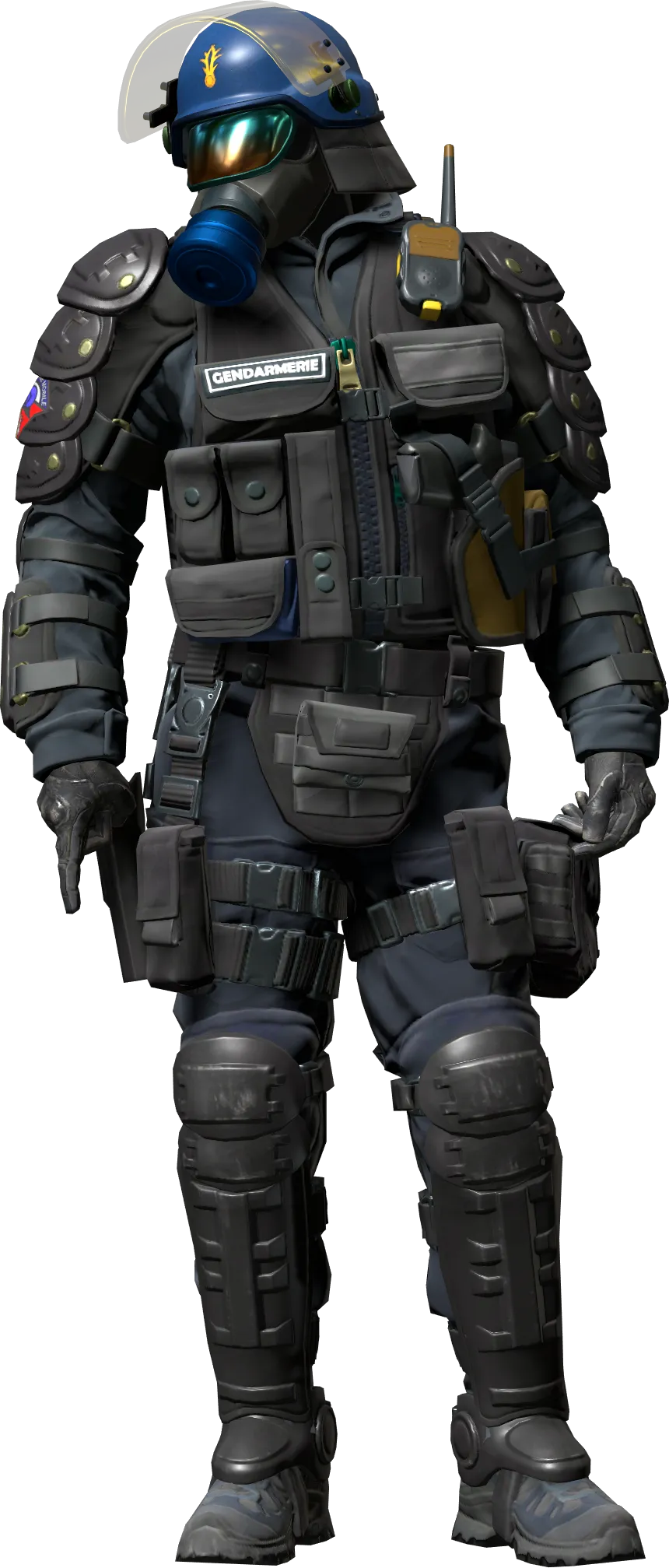 Agent front view