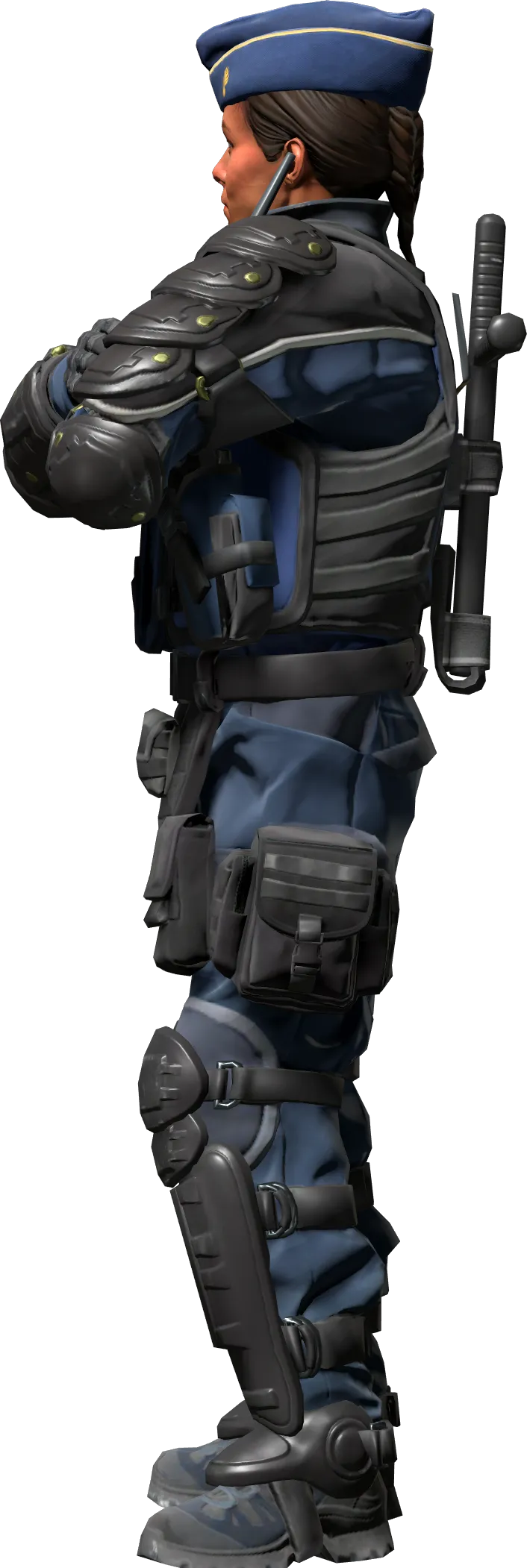 Agent left view