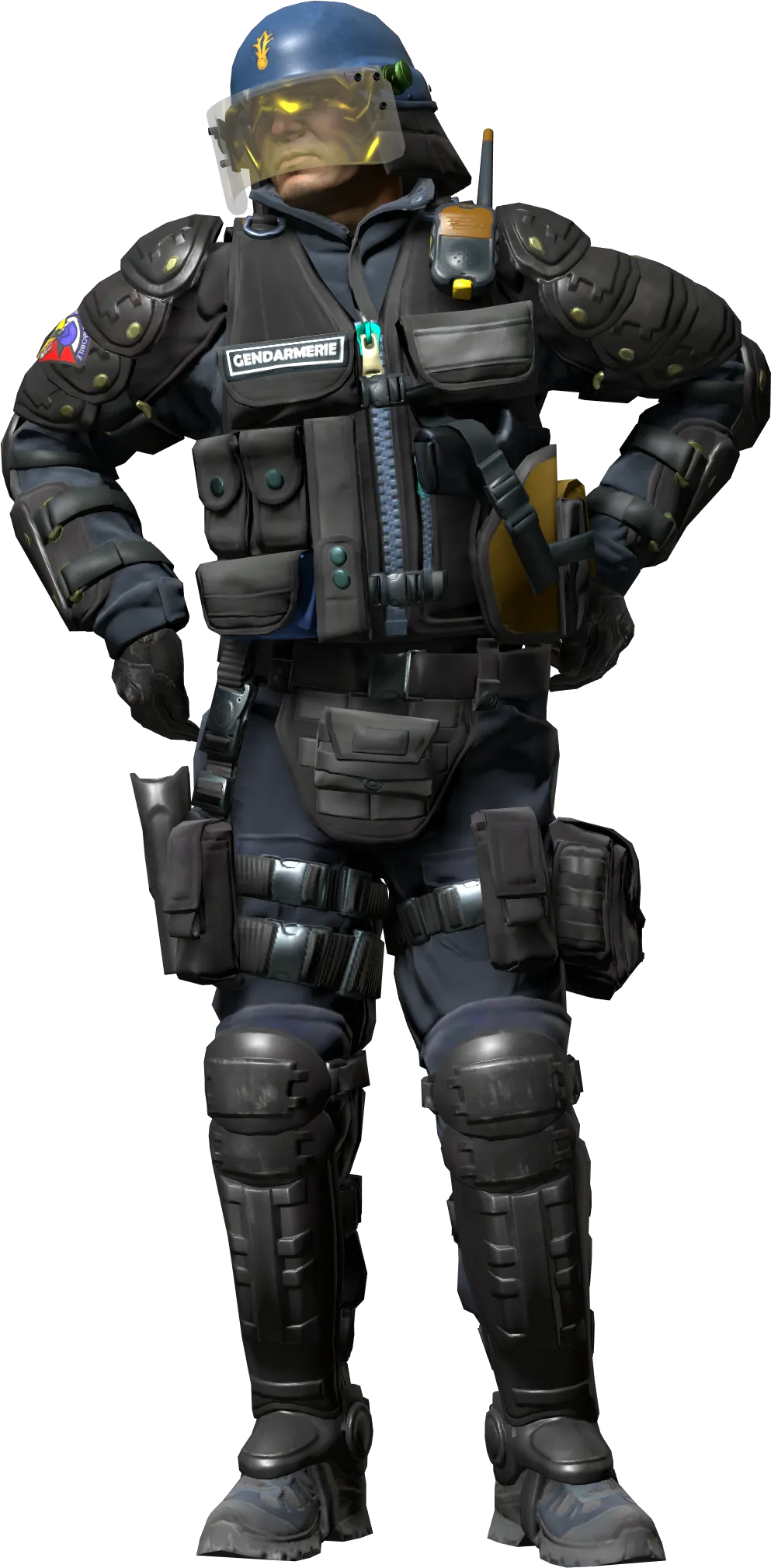 Agent front view