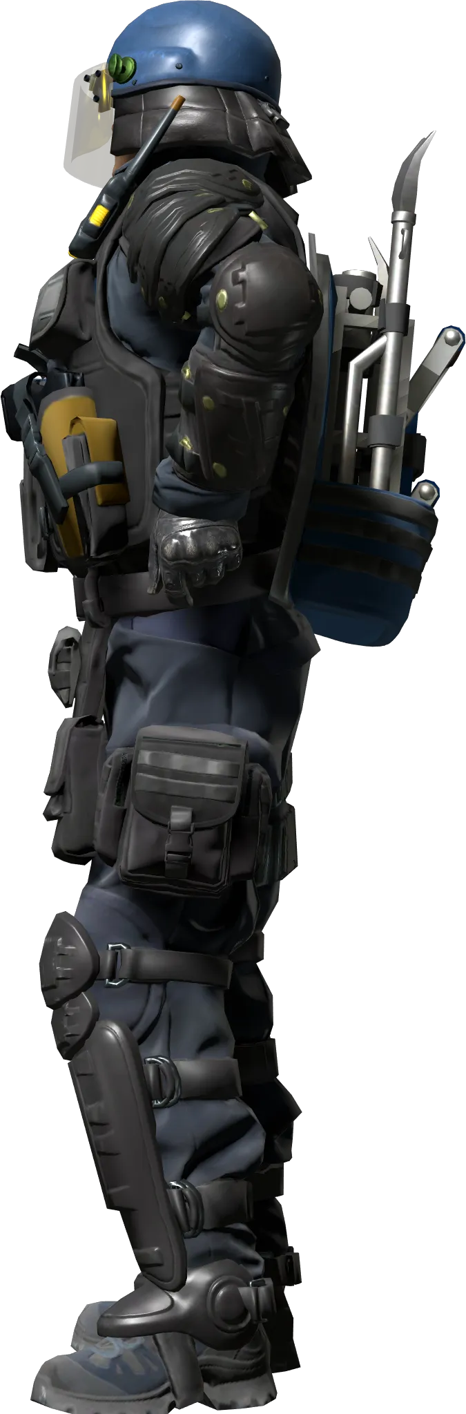 Agent left view