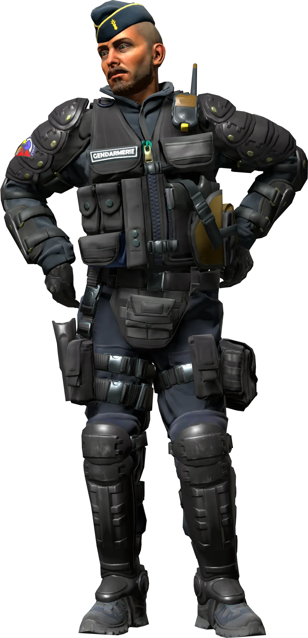 Agent front view
