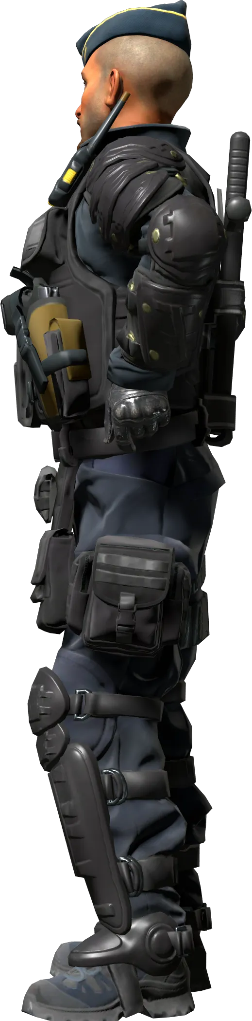 Agent left view
