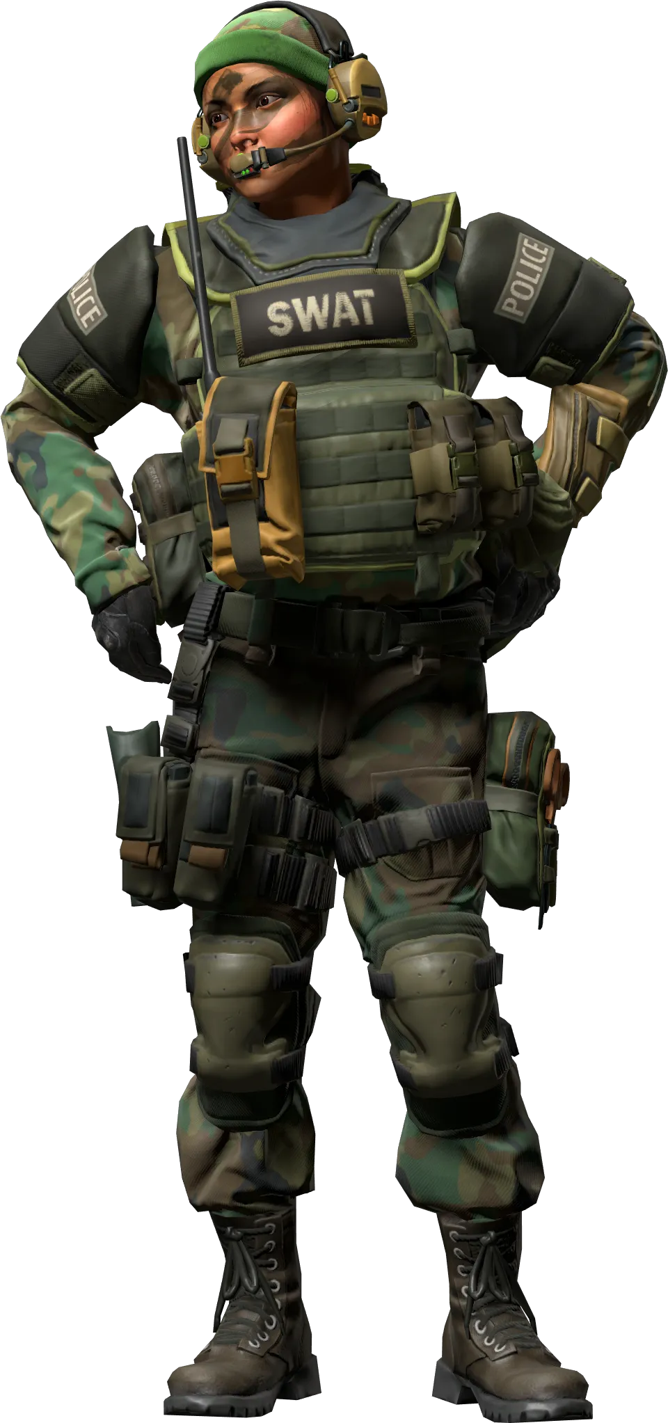 Agent front view