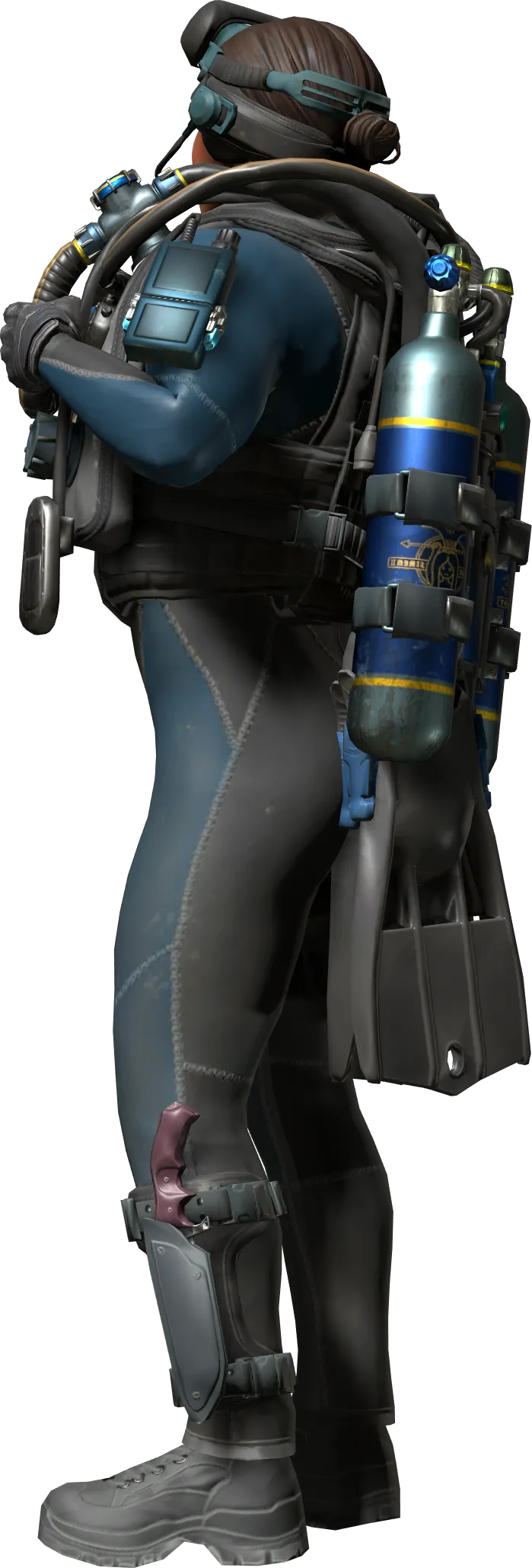 Agent left view