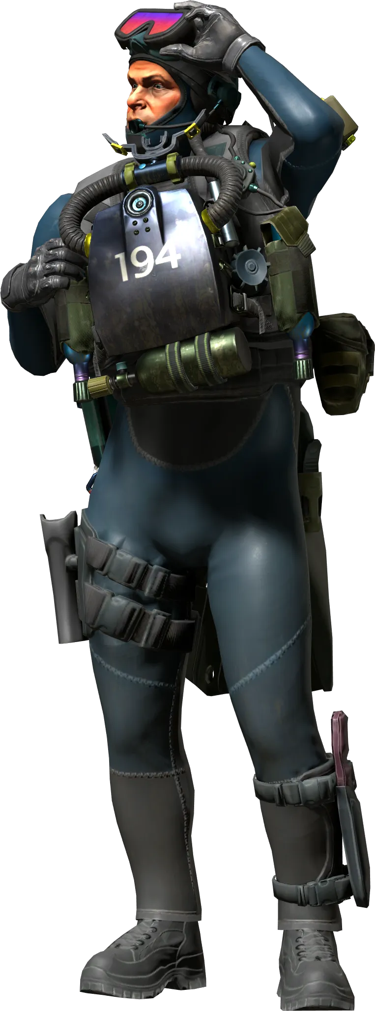 Agent front view