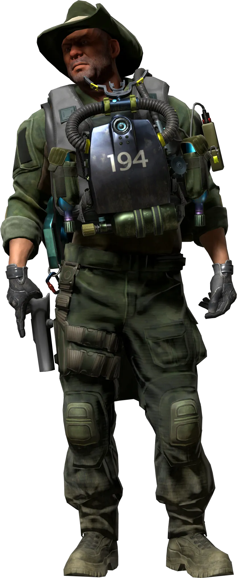Agent front view