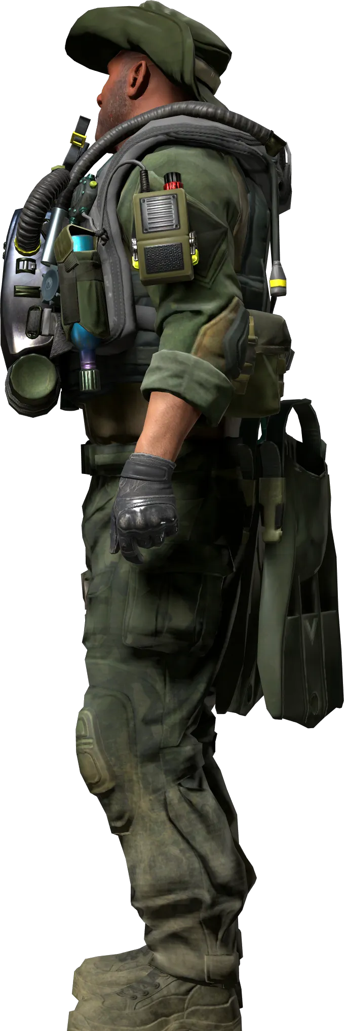 Agent left view