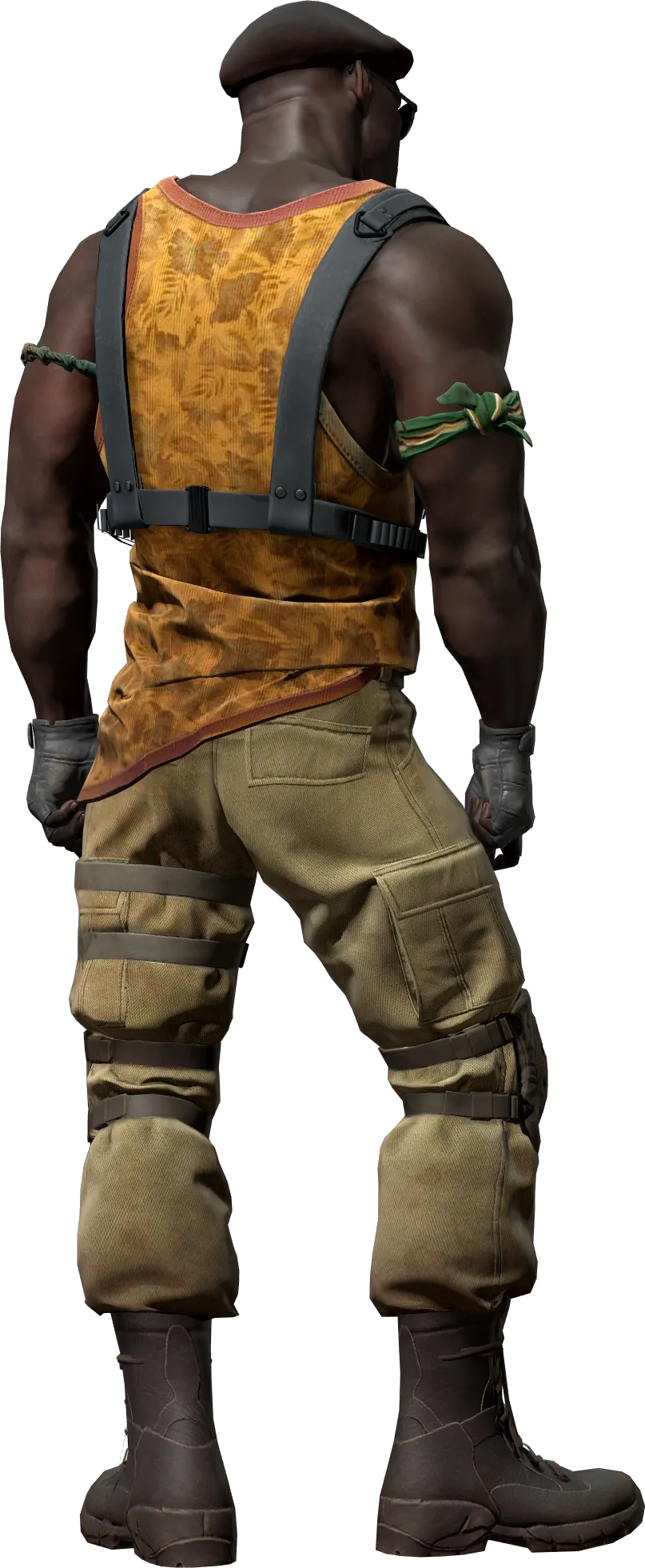 Agent back view