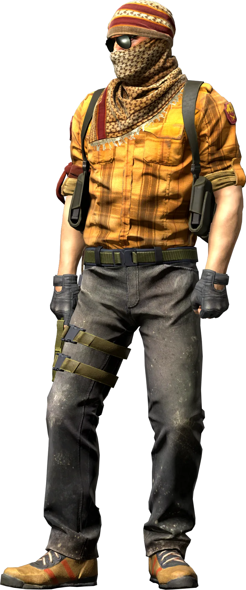 Agent front view