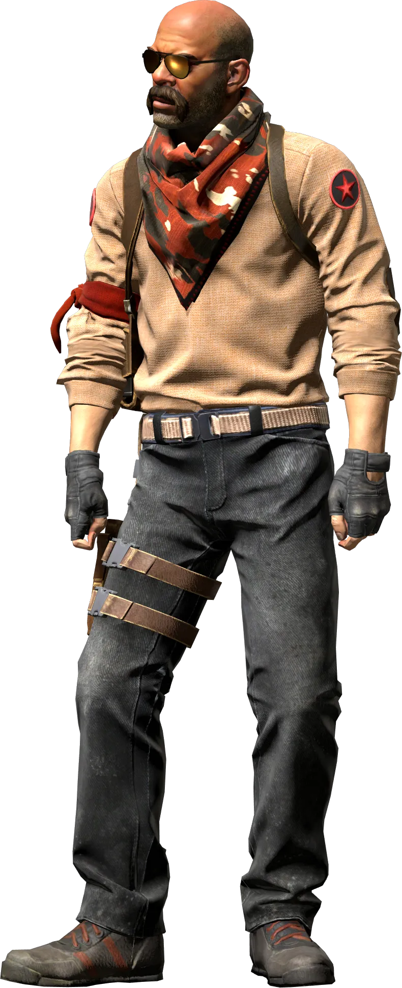 Agent front view