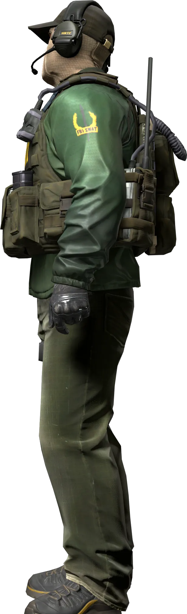 Agent left view