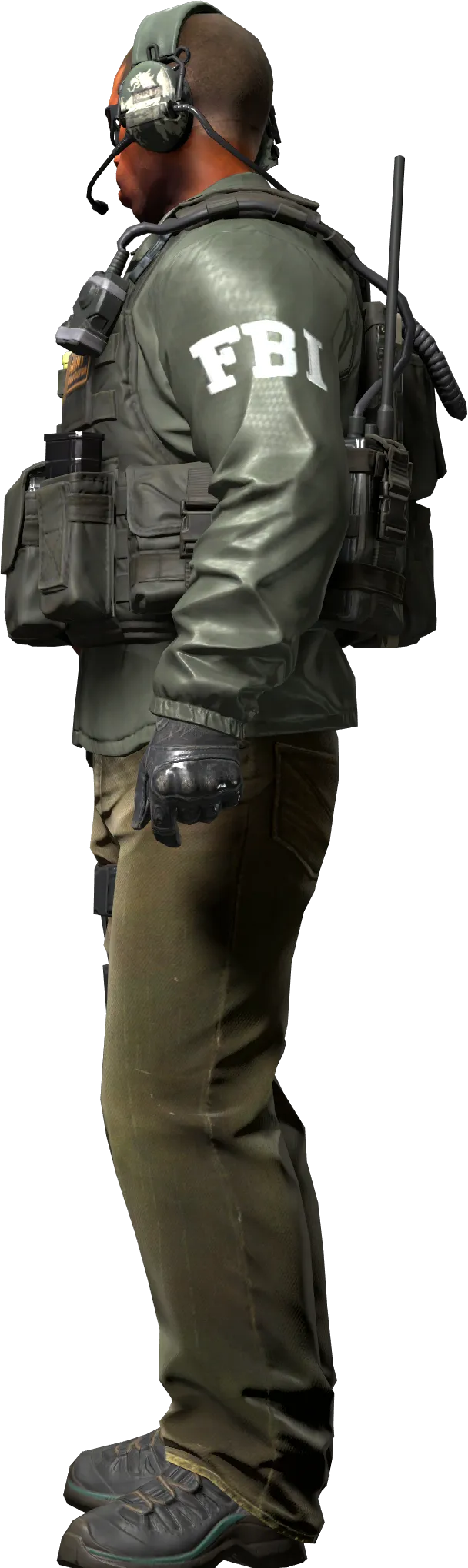 Agent left view