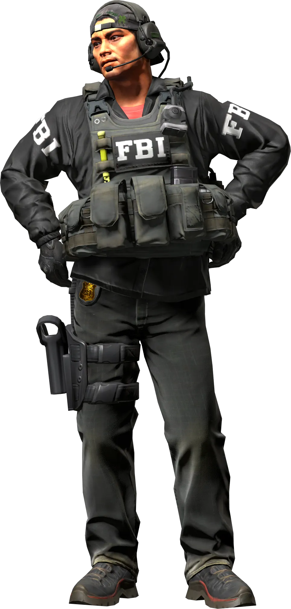 Agent front view