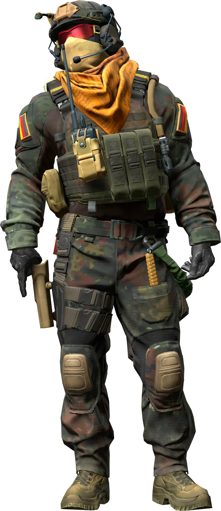 Agent front view