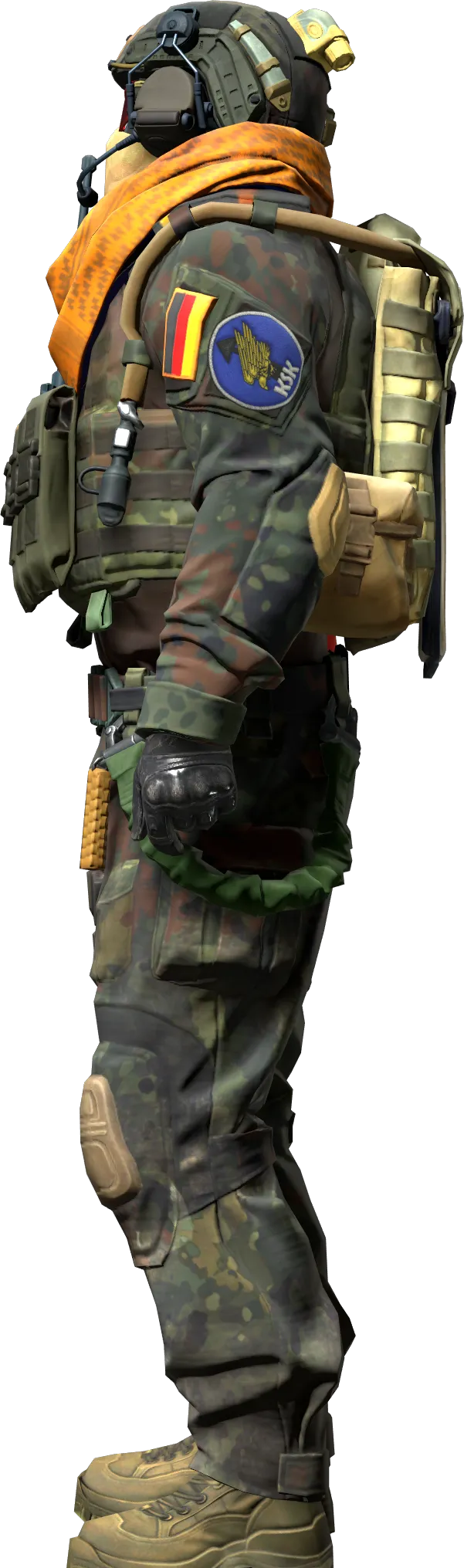 Agent left view