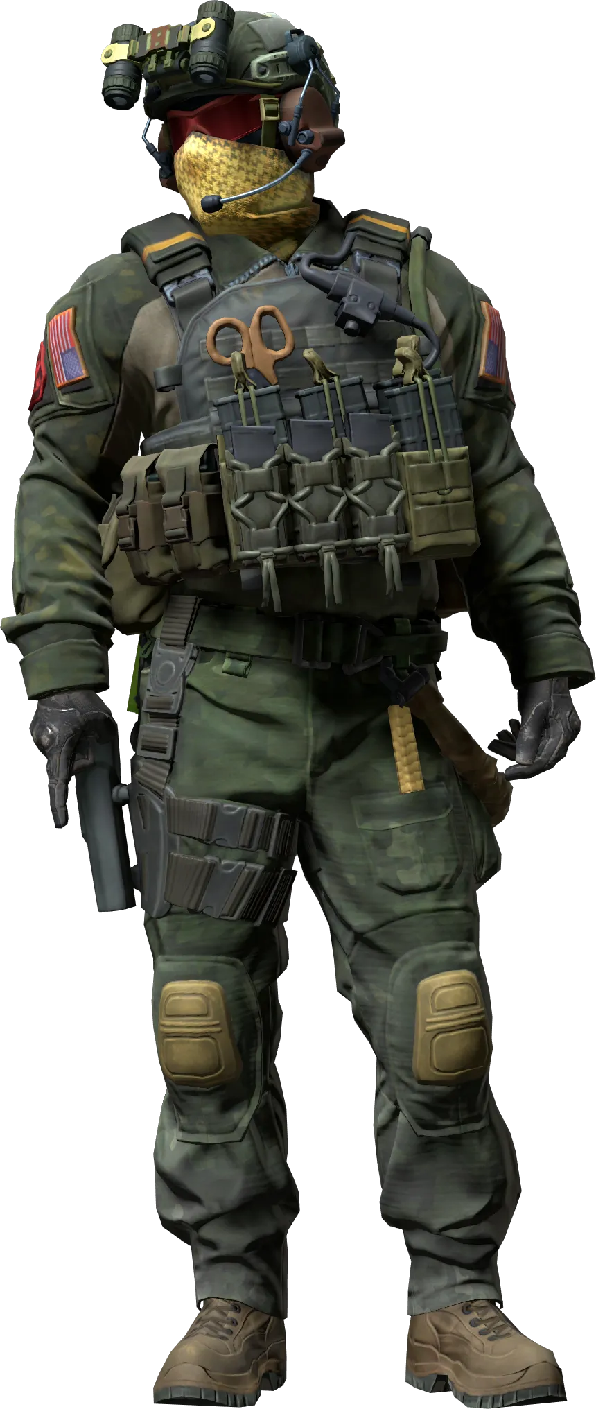 Agent front view
