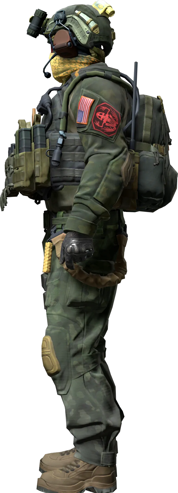Agent left view