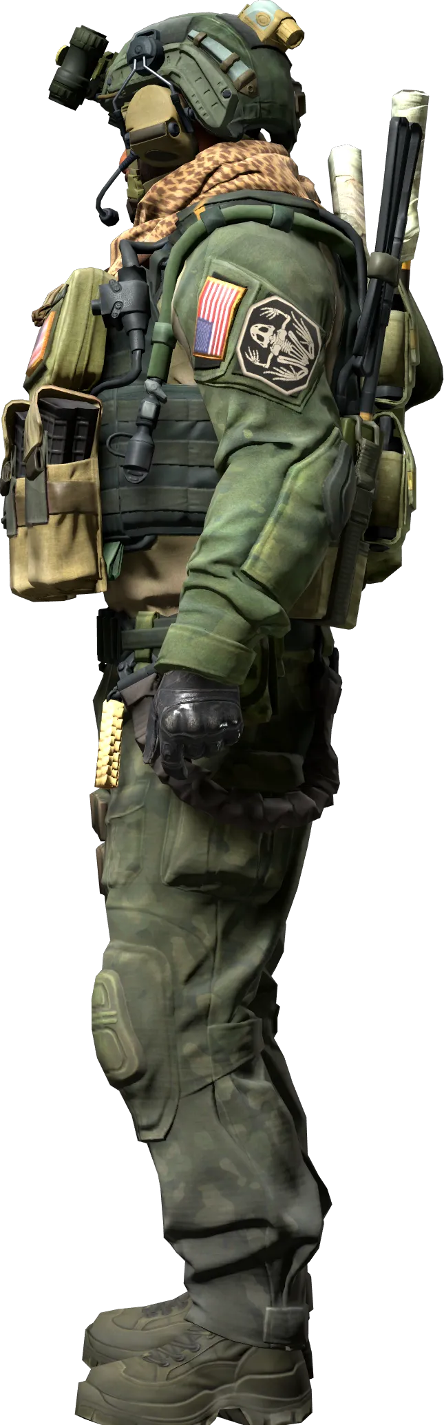 Agent left view