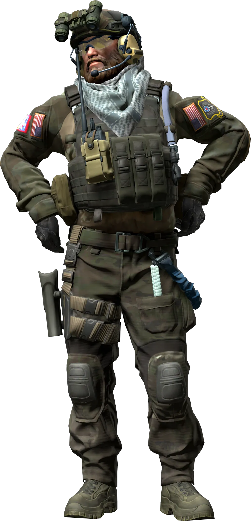 Agent front view
