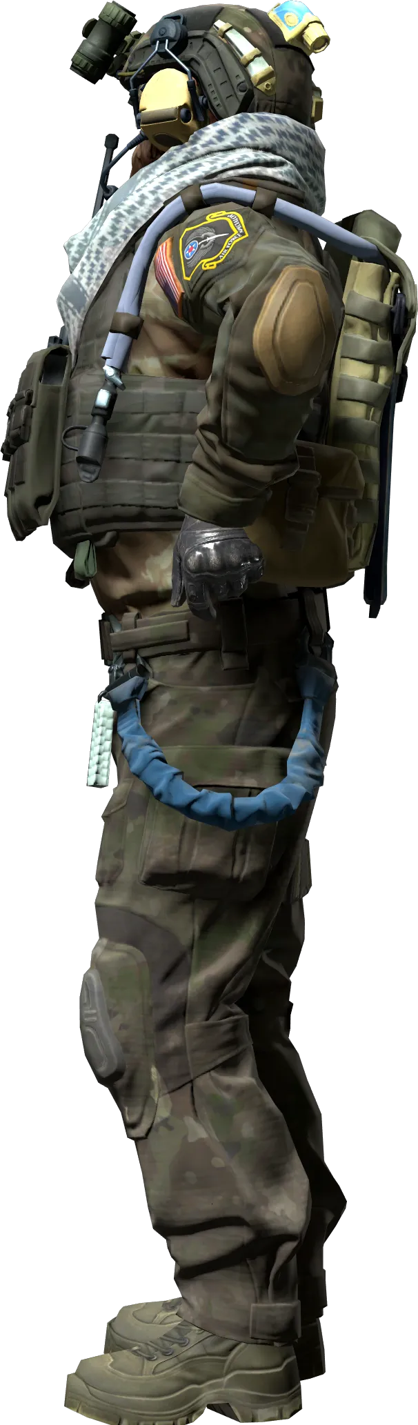 Agent left view
