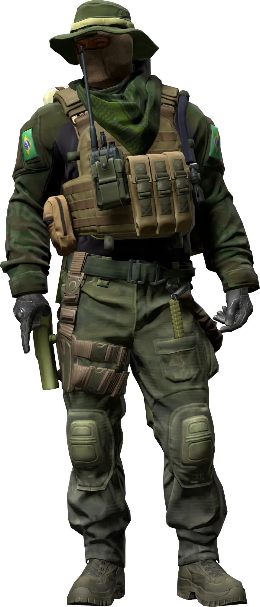 Agent front view